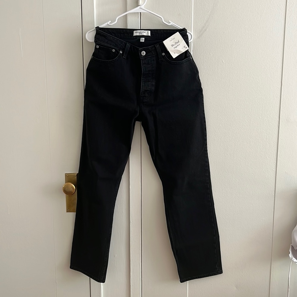 NWT Abercrombie Curve Love Dad Jean - sold out online